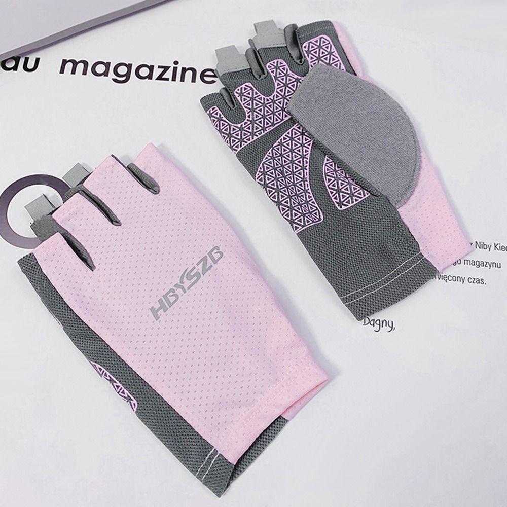 Велосипедное снаряжение Перчатки Ice Silk Рукавицы для вождения и рыбалки Перчатки для езды на велосипеде Рукавицы с полупальцами