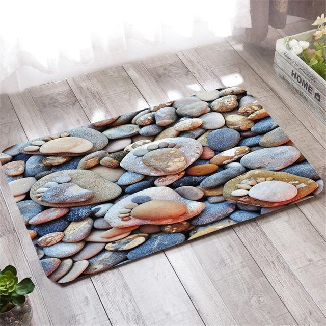 3D каменный ковер, дверные коврики, коврик для улицы, кухни, гостиной, коврик для пола, коврик, водонепроницаемый, для прихожей, добро пожаловать, коврик для пола, коврик