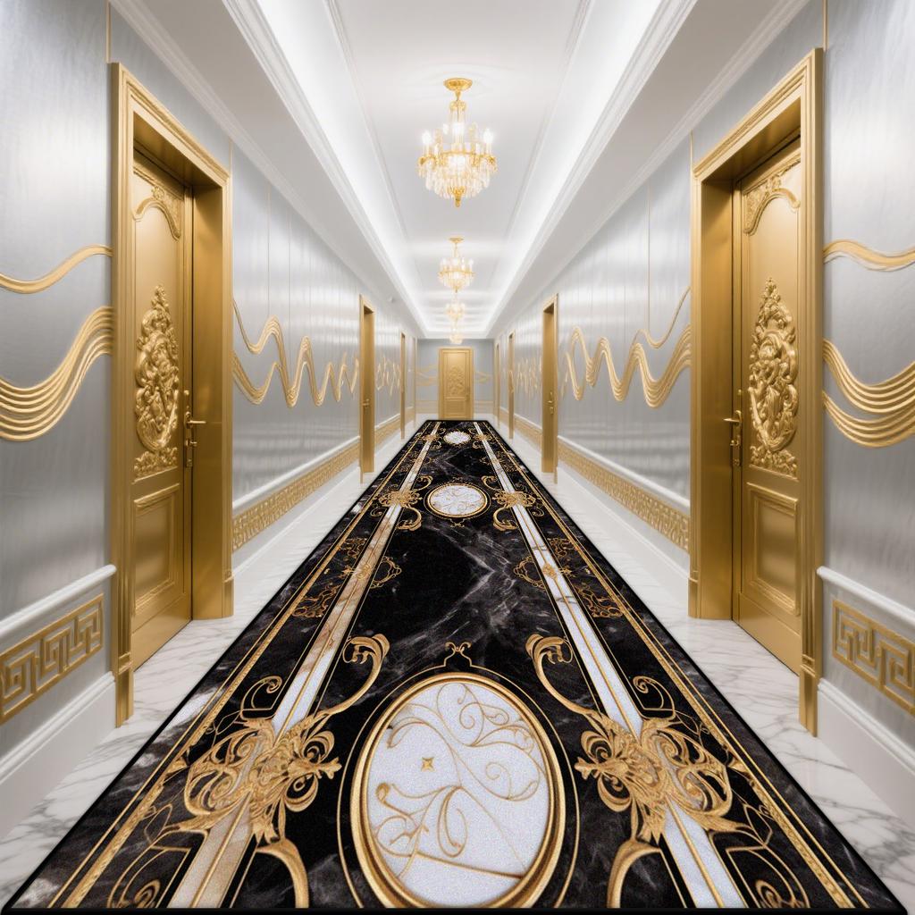 Роскошный ковер в европейском стиле для лобби, холла, коридора, нескользящий ковер-дорожка для лестницы, настраиваемый коврик для дома, прихожей