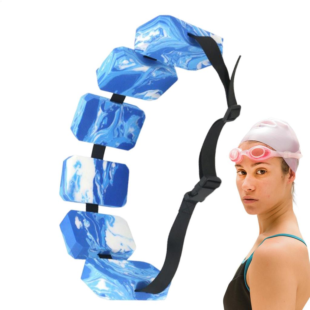 Пояс для плавания EVA Пояс для водной аэробики Регулируемая плавучая доска для спины Поясной ремень Плавучее средство для плавания Тренировочный пояс для водных видов спорта