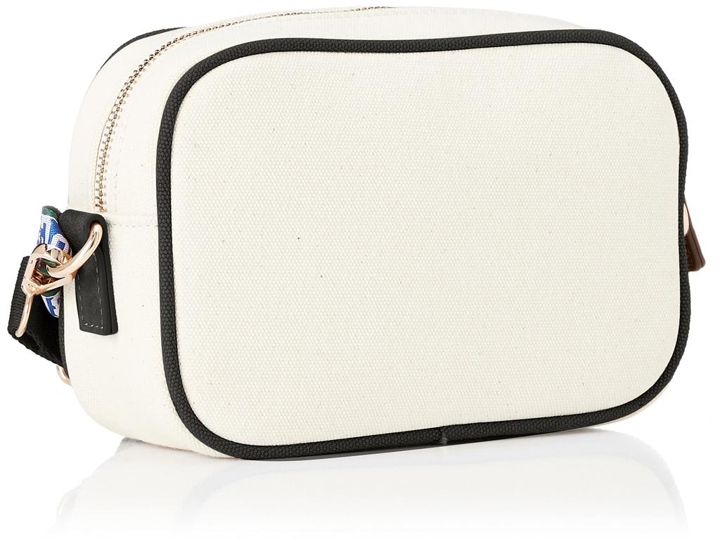 Сумка через плечо Hills Polo Canvas BH1009N Ivory x Black [Beverly Club] женская