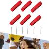 6x Оборудование для разметки пляжного волейбола Портативное 8 м Длина Красные Линии Разметка Площадки Маркер для Песчаных Тренировок Пляжная Вечеринка Наружные Виды Спорта