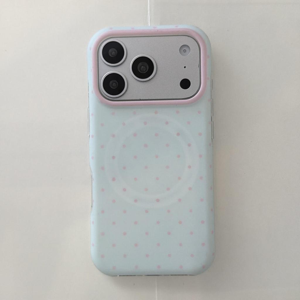 Магнитный чехол-дот для iPhone 15/17 Pro Max - Защитный чехол для женщин