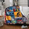Cycling Life Behind Bars Home Customize Your Name Blankets Comfortable Soft Lightweight Allseason Multipurpose Blanket For Picnics Sofas Offices Beds