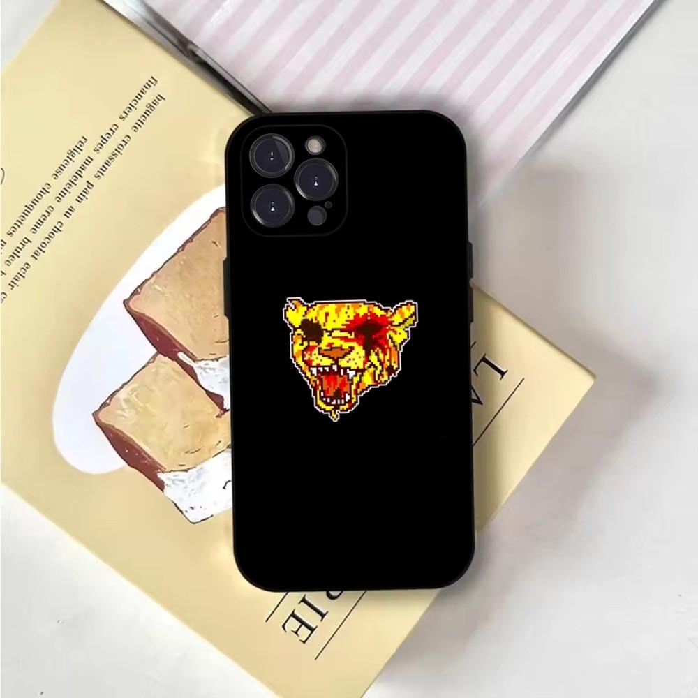 Игровой чехол Hotline Miami для iPhone 16,15,14,13,12,11,Pro,X,XS,Max,XR,Plus,Mini Мягкий черный чехол