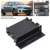 Car Stereo Storage Box Waterproof Car Radio Pocket ABS 1DIN Sturdy and Practical Replacement for Mitsubishi