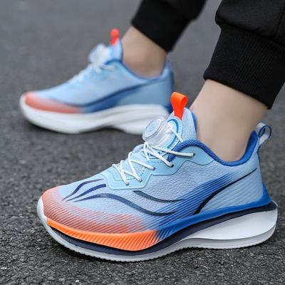 Легкие осенние дышащие кроссовки из двойной сетки для девочек, для улицы, для бега, для детей среднего и старшего возраста, всесезонные, мягкие