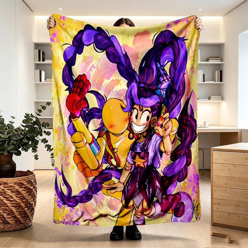 Lily Lovebraids Print Blanket - Soft & Comfortable, for Bedroom, Travel, Sofa, Home Decoration - Birthday Christmas Gift for Friend