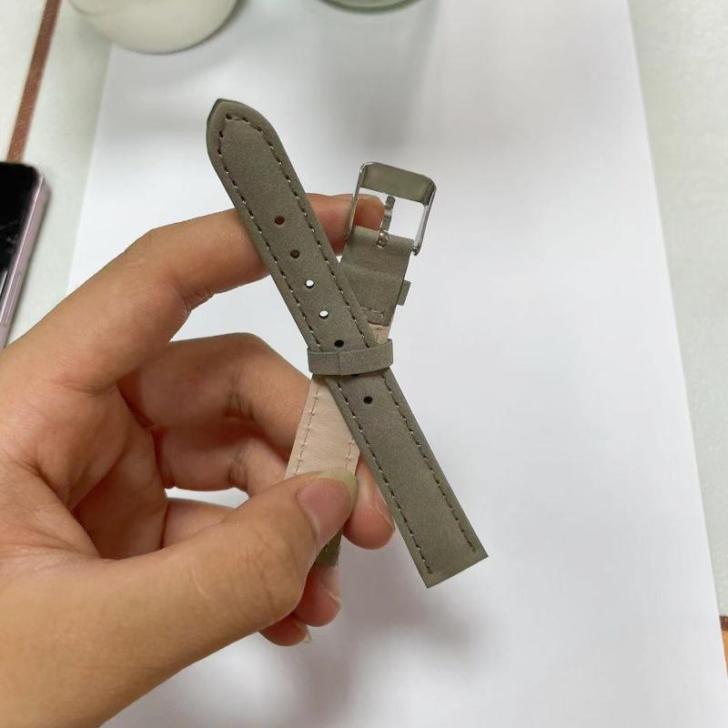 Аксессуары для часов, Унисекс, Цветной кожаный ремешок, Ремешок из ПУ кожи, Браслет с пряжкой-булавкой, Студенческий