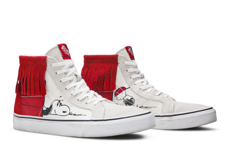 Men's Sneakers Vans Sk8-Hi Moc Peanuts Dog House Dog House/Bone
