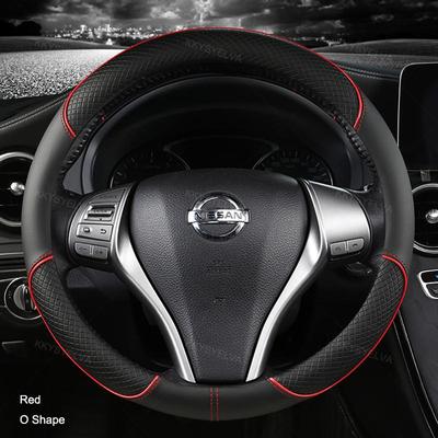 Чехол на руль автомобиля 37, 38 см, 15 дюймов для Nissan Juke Kicks Rogue Sport Qashqai X-Trail Murano Xterra Pathfinder Armada