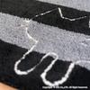 OKA Uchineko Toilet Mat, Gray, Approx. 60 x 60 cm