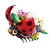 470 шт MOC Flower Series Seven Star Ladybug мясистые строительные блоки игрушка
