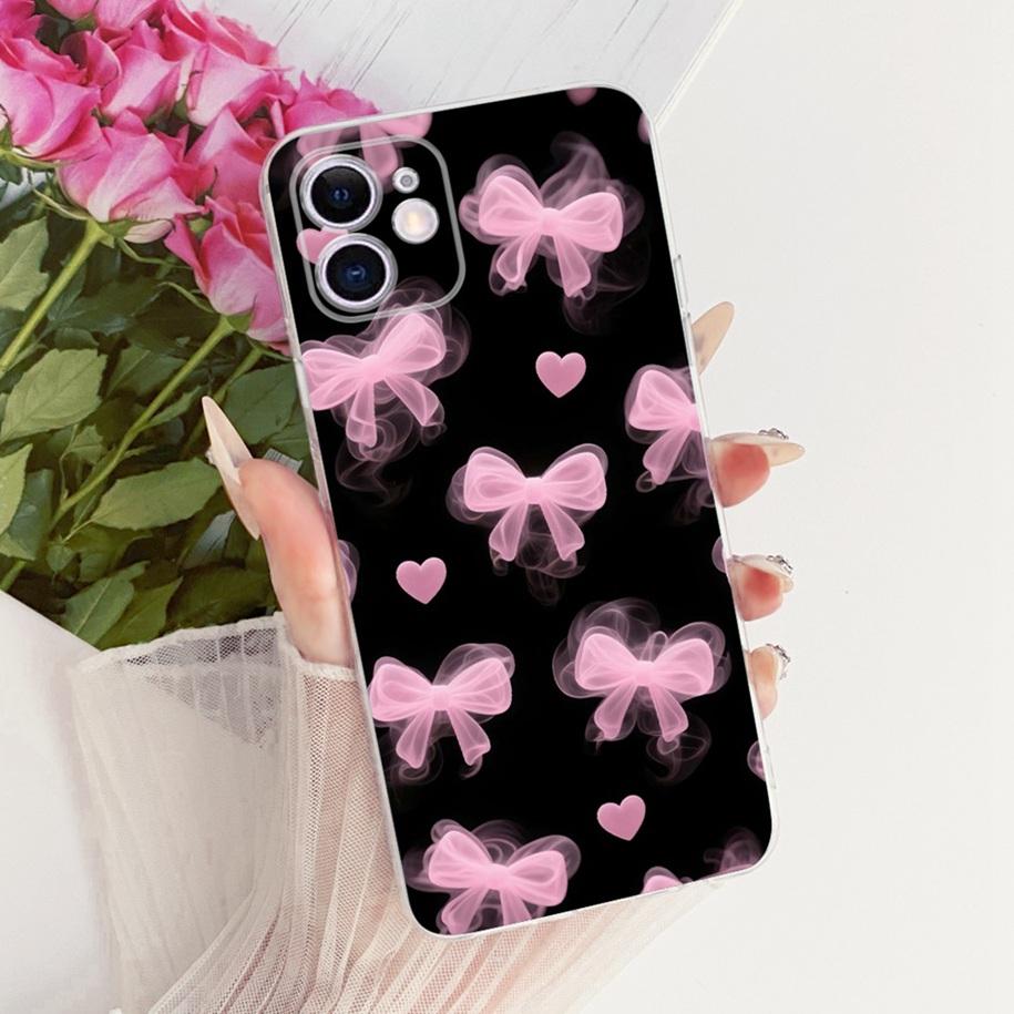 Transparent Case For iPhone 11 Cover New Fashion Flower Butterfly Soft Silicone Slim Bumper For iPhone 11 Pro Max iPhone11 Shell