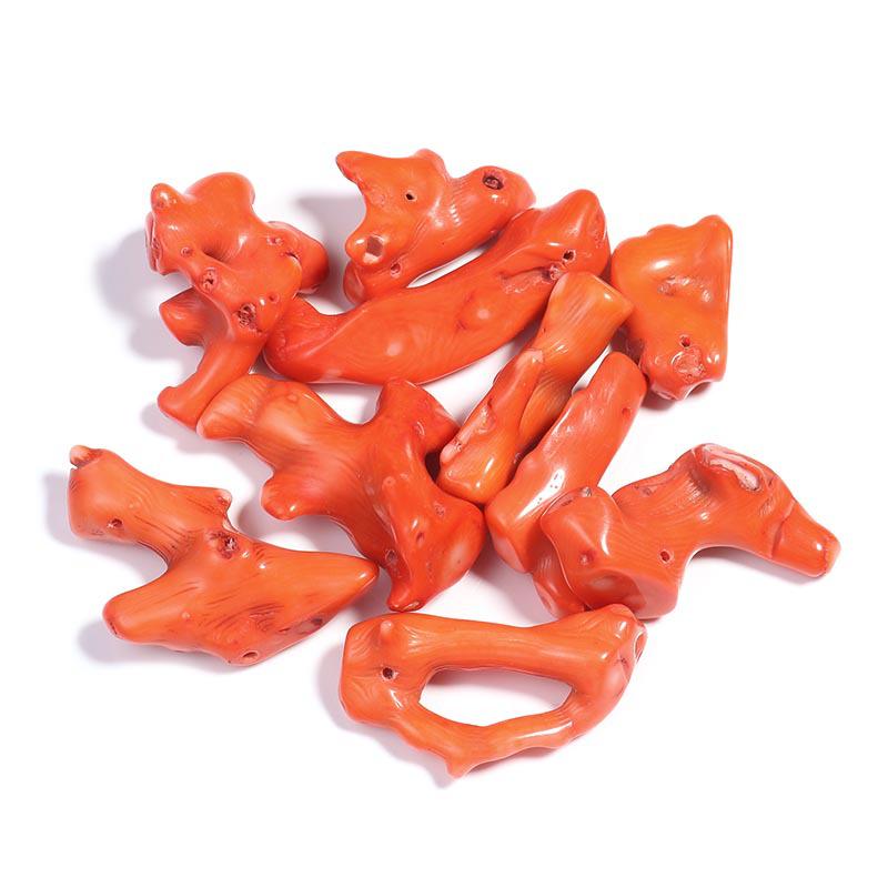 Набор из 5 подвесок из имитации коралла для DIY ожерелья, ювелирная фурнитура