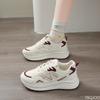 Мода Модные легкие женские туфли весна новая универсальная шнуровка толстая подошва повседневные удобные женские спортивные туфли