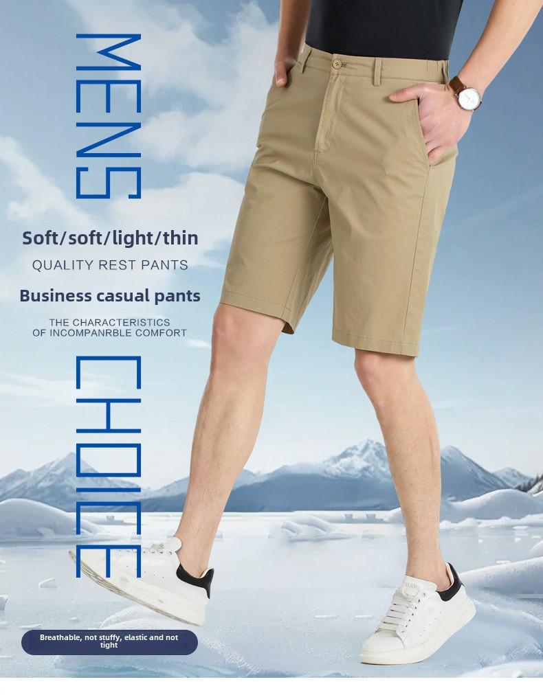 Мужские летние хлопковые шорты свободного кроя 2025 года — дышащие и повседневные для походов и работы