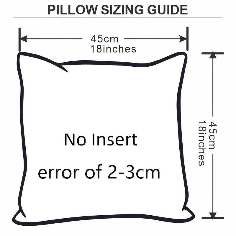 1 шт., мягкий плюшевый чехол для подушки в геометрическом стиле с двухсторонней отделкой, домашний декор, спальня, гостиная, 18 дюймов * 18 дюймов / 45 см * 45 см, без сердцевины подушки