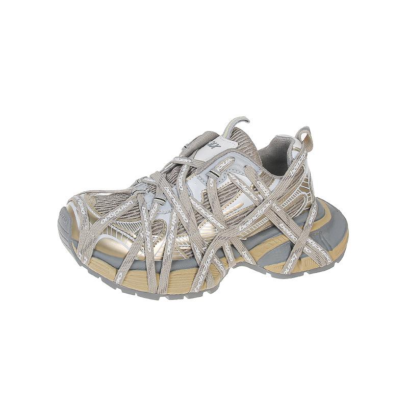 2025 новые парижские кроссовки для папы женские на платформе Человек-паук ретро увеличивающие рост старые подиумные спортивные и повседневные туфли женские