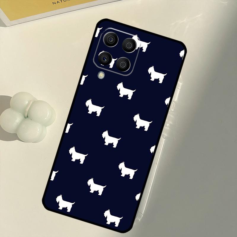 Schnauzer Puppy Dog For Samsung Galaxy M33 M13 M14 M12 M32 M52 M31 M55 M15 M11 M21 M35 M53 M34 M54 M06 M16 Case
