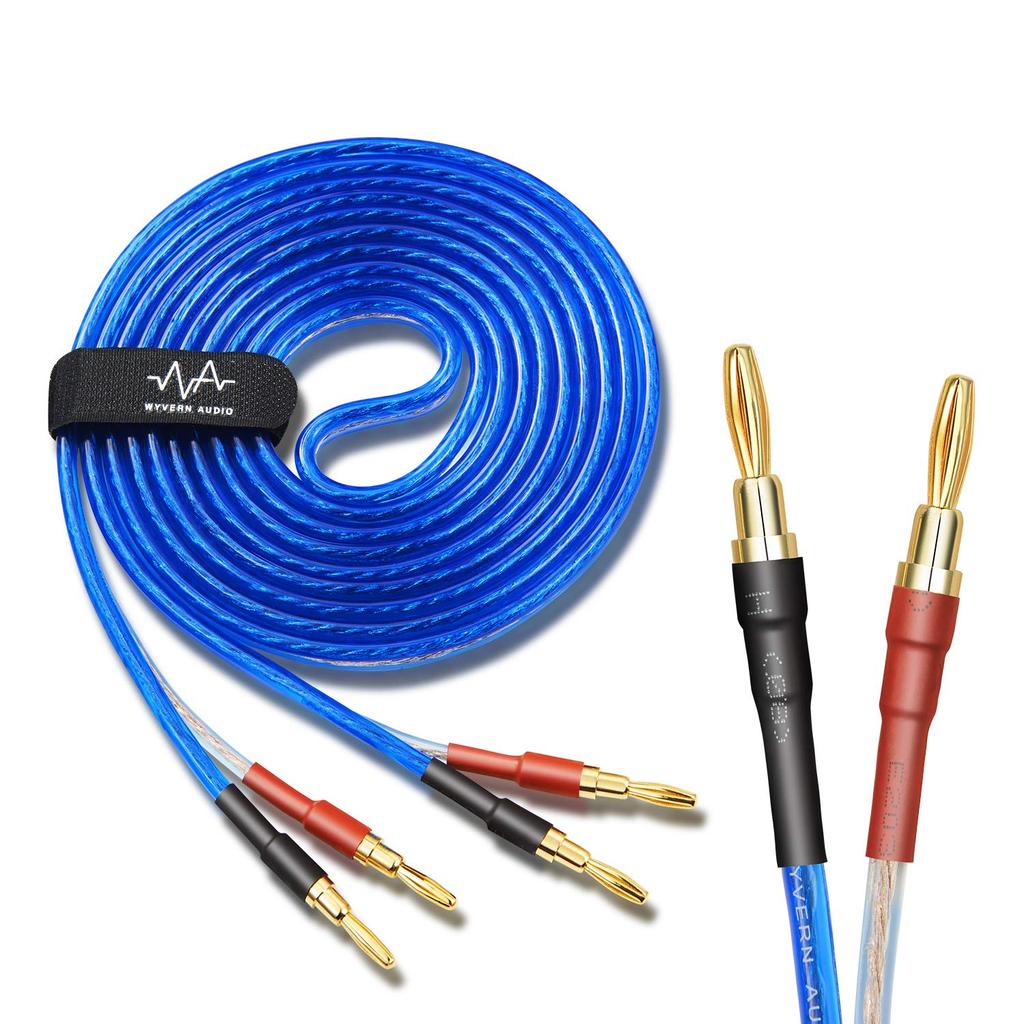 WYVERN Audio Speaker Cable Blue 1.5m WY-BP15