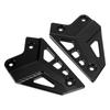 Motorcycle Foot Peg Protector Rear Plate Heel Guard Aluminum Alloy Replacement for Z900 2017‑2021Black