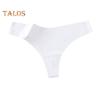 Women Underwear Low-Waisted Ice Silk Seamless Cool Feeling Cotton Crotch Underpants Solid Color Daily Briefs for Home Sleep