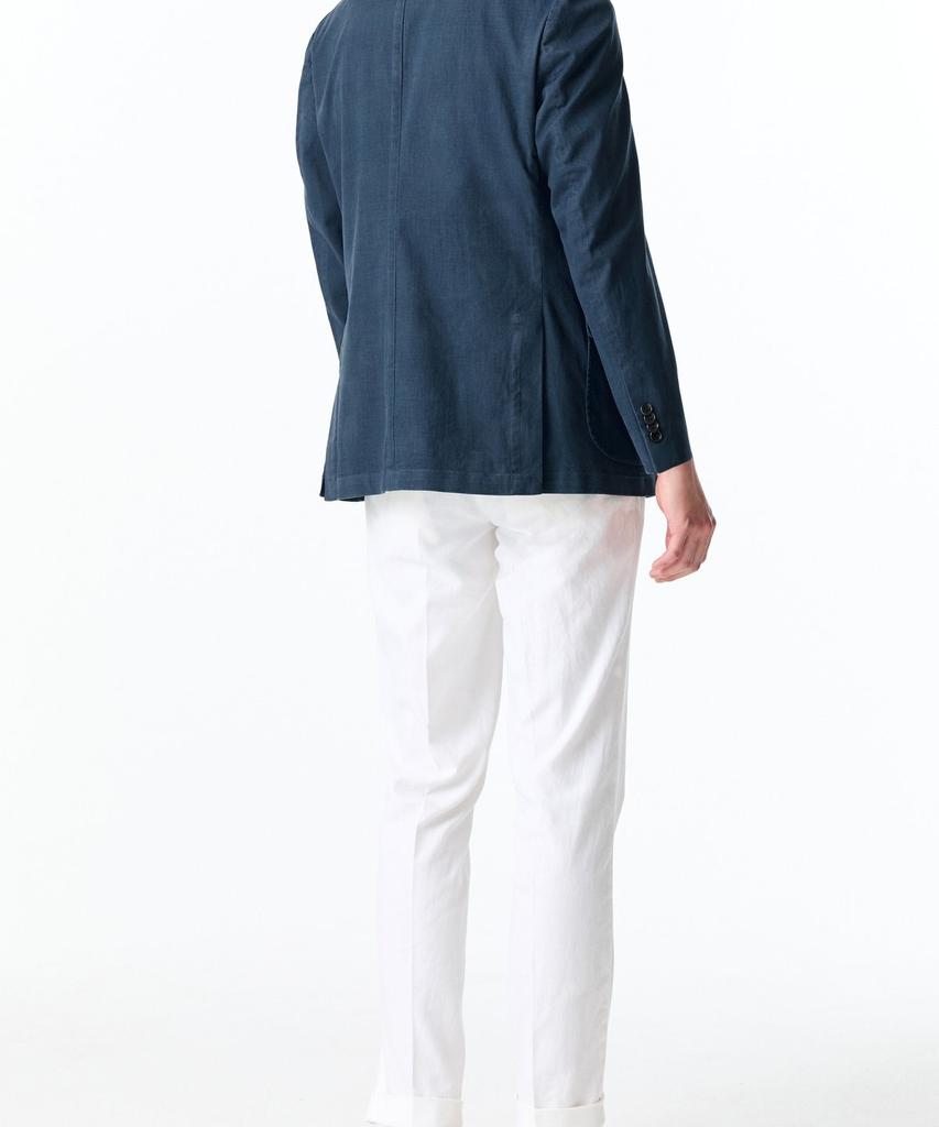 Man On The Boon Stretch Cotton Garment Washed Jacket_Navy 4714102002