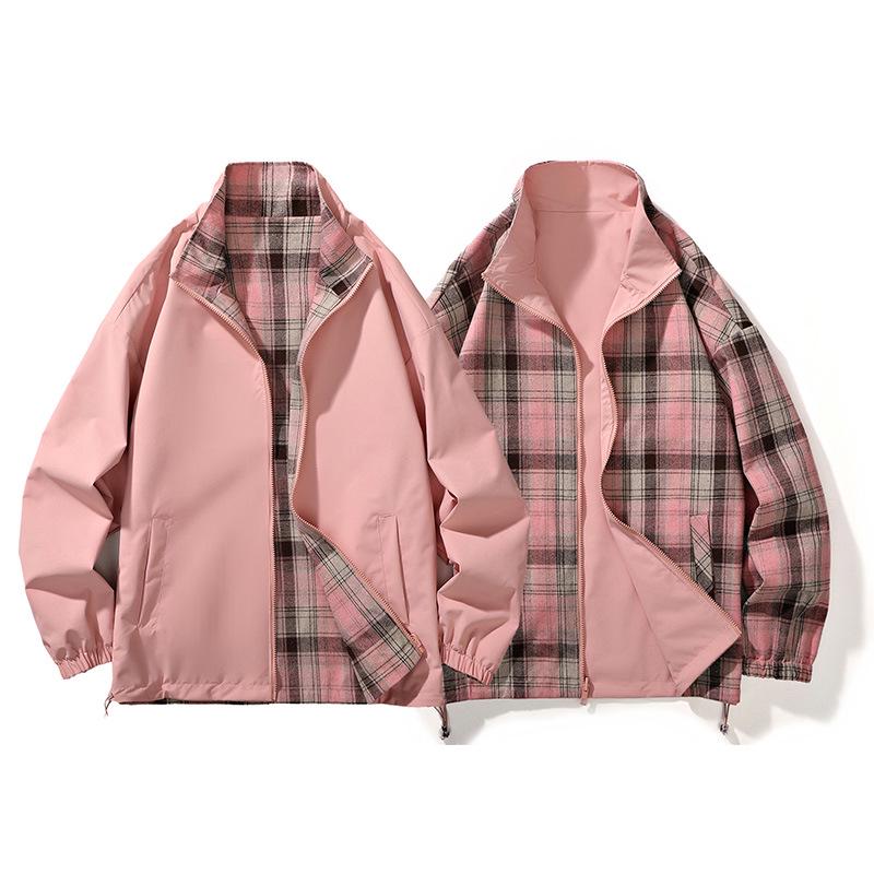 Men's Early Spring & Autumn Reversible Camouflage Plaid Jacket - American Retro Style