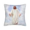 Christian Pillowcase Polyester Cushion Cover Decorative God Bless Jesus Christ Throw Pillow Case Cover Home Square cm