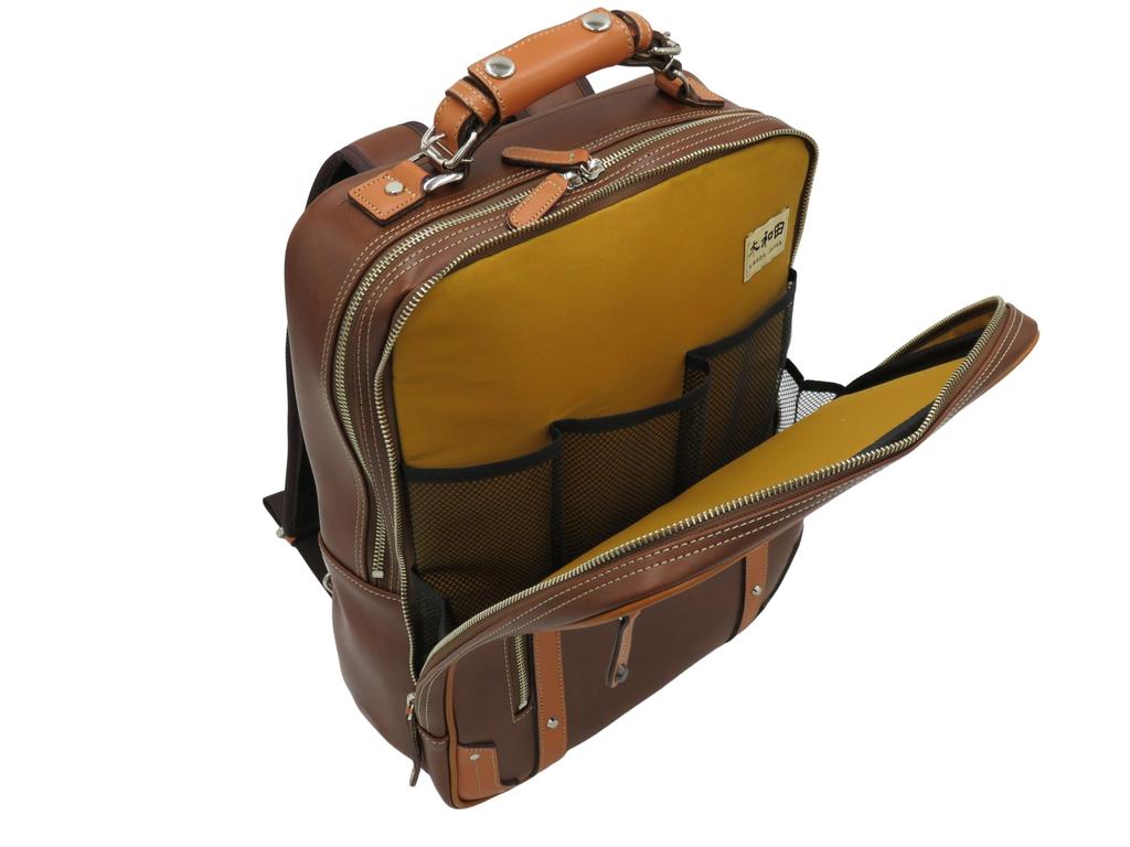 Business Business Business Backpack Made In Hyogo Red Brown [Kiwada] Bag, Backpack, Toyooka, Prefecture, Men's