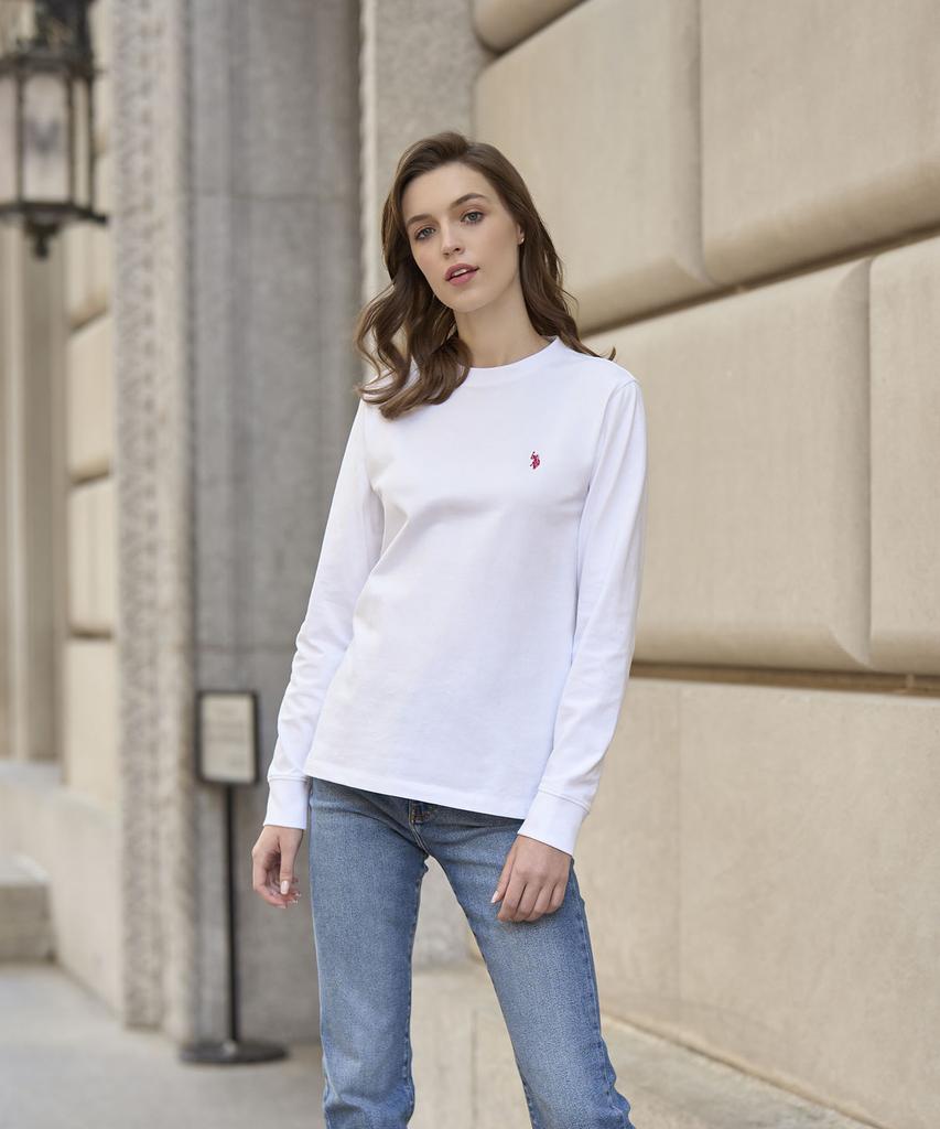 USPOLOASSN Cotton Round T-Shirt_White
