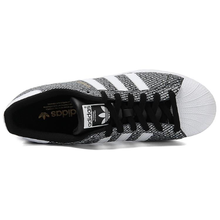 adidas Оригинальные кроссовки Superstar Fashion с низким верхом для скейтбординга, унисекс, черные AC8564