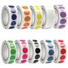 Waterproof Color Coding Labels Coated Paper Dot Labels New Color Round Stickers  Planners Journals