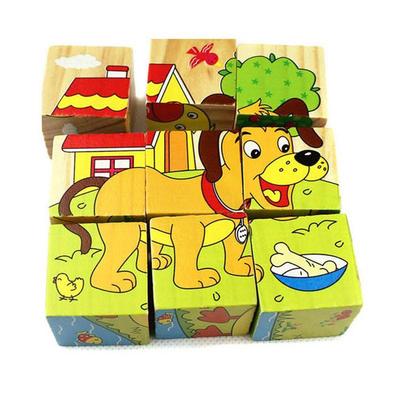 Детские образовательные кубики с картинкой