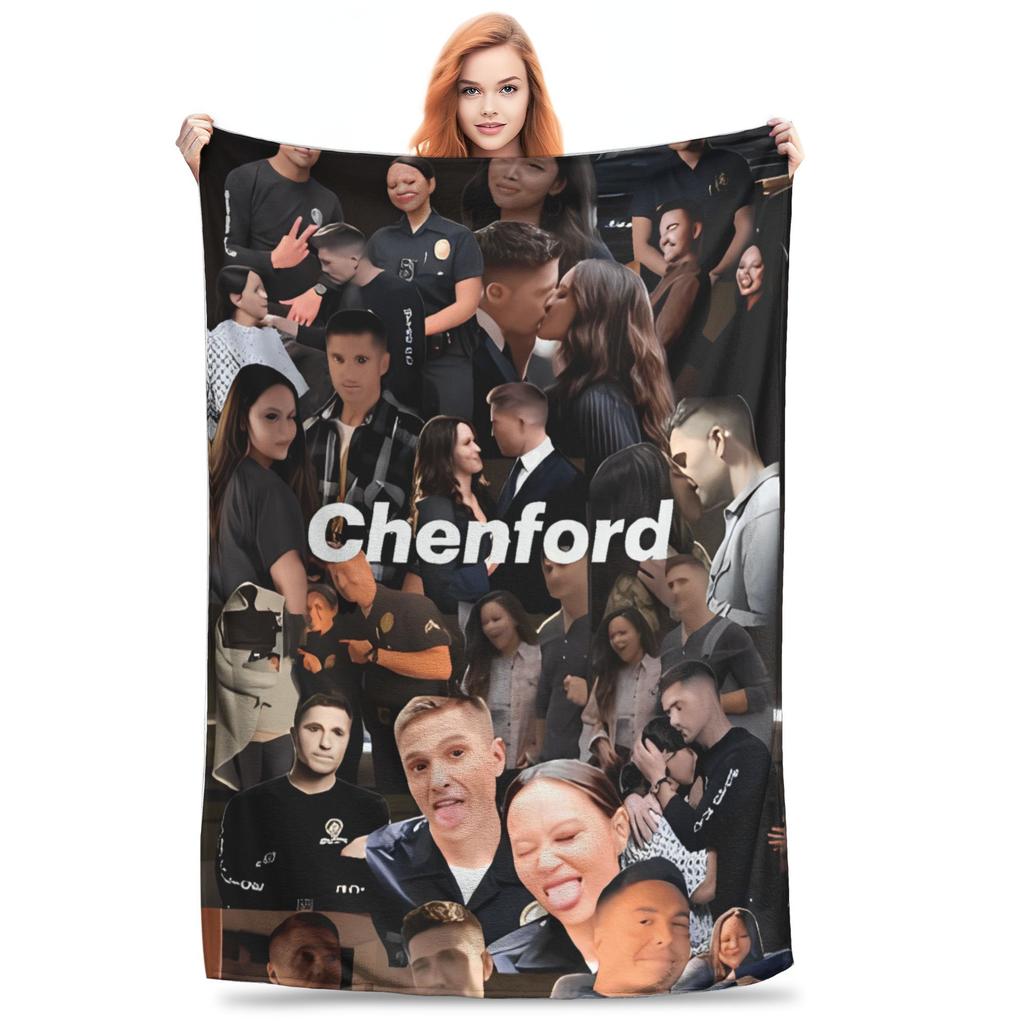 Tim Bradford Tv Series Flannel Blanket Autumn Warm Soft Throw Blanket for Girls Boys Couch Chair Bedspread Sofa Bed Cover