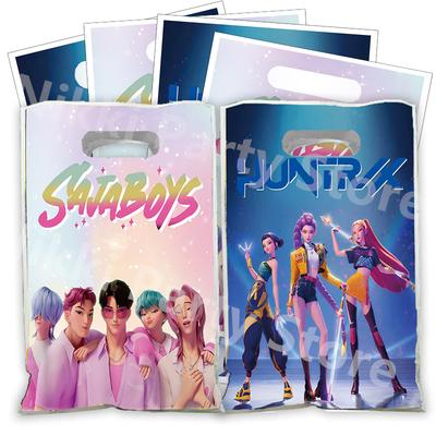 Kpop Демоноборцы Пакеты для вечеринки 16,5*25 см Sajaboys Мешок для конфет Мешок с подарками Принадлежности для дня рождения Украшения Подарок для девочки Подарки на вечеринку