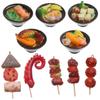 Лапша с морепродуктами Кукольные аксессуары Миниатюрный кукольный домик Искусственная еда Кукольный домик Украшения Кухня