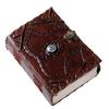Leather Diary With Evil Eye Stone Spells Journal with 240 Unlined Handmade Pages A Treasure for Daily Office Use and Gifting