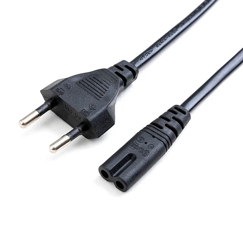 Кабель питания переменного тока 2pin IEC C7 Figure 8 Cable 1.5m EU AU UK US Power Plug для Dell LG Asus Samsung Notebook TV Printer Xbox One X PS4