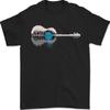 Acoustic Guitar Water Reflection Music Moon Unisex T-shirt