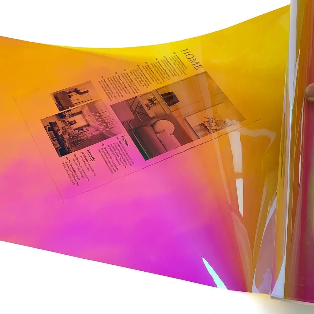 Автомобильные голографические цветные наклейки на окна Водонепроницаемая самоклеящаяся декоративная виниловая пленка Персонализированные аксессуары для изменения цвета