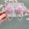 Hanchen Chinese Fairy Flower Hair Clip: Traditional Style Hanfu Headdress for Girls