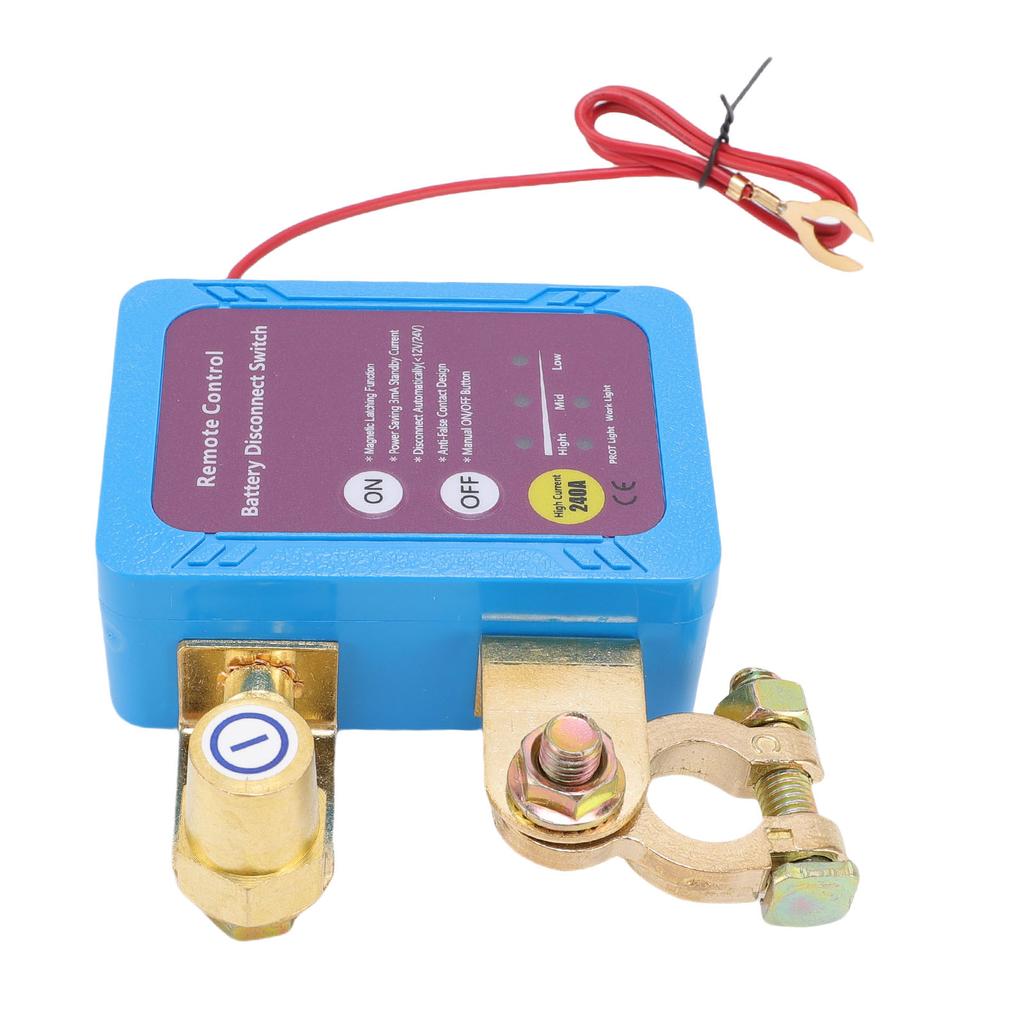 Дистанционный выключатель аккумулятора 240А для лодки, автомобиля, грузовика, дома на колесах, умное автоматическое отключение питания, предотвращение