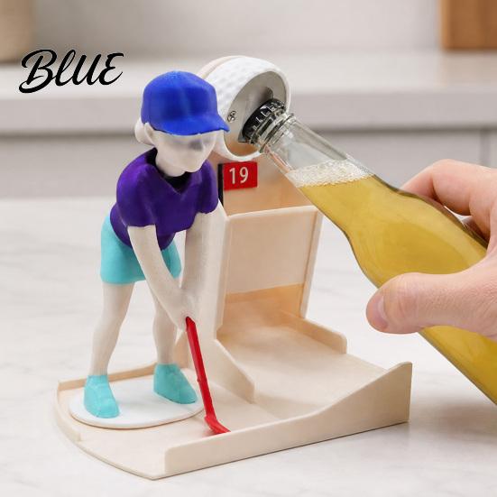 3D-печатная открывалка для бутылок для гольфа, открывалка в стиле 'Swing Beer Buddy', портативная, мини-стиль, настольный дизайн для бара и мужской комнаты, подарки для гольфистов, мужчин, барбекю