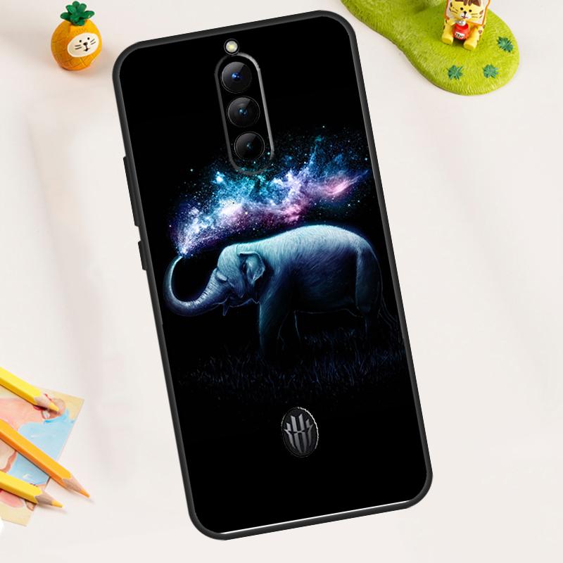Чехол-бампер 'Голова дикого слона' для ZTE Nubia RedMagic 11 Pro Plus 10 9 8 8S 9S 10S Pro 5G 5S 6 7 6S 7S Pro 11 Air