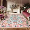 Living Room Carpet Girls Bedroom Bedside Floor Mat Machine Washable Easy Folding Rug Large Area Floral Style Decorative Carpets