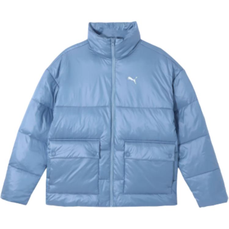 Puma Базовая стеганая куртка Мужские куртки Светло-голубой 687432-20