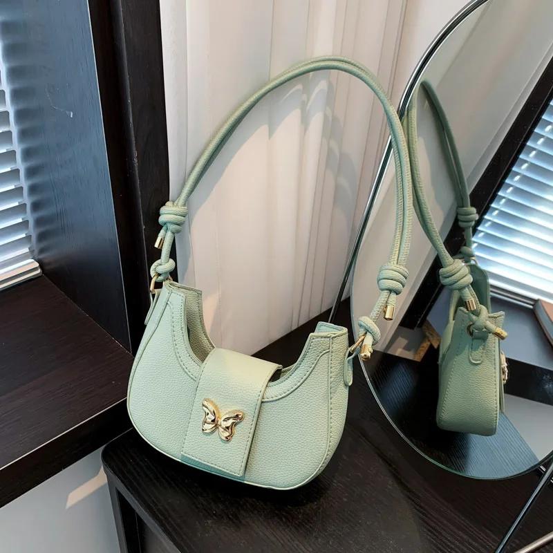 Женская сумка через плечо Tide of Personality, нишевый дизайн, иностранная бабочка, популярная, монохромная, новая