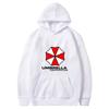 Red And White Protective Umbrella Hoody Women Unisex Personality Loose Hoodie Fashion Pullover Sweatshirt Oversized Fleece Clothing